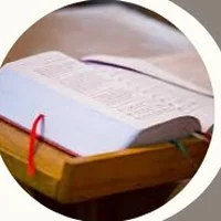 An open Bible